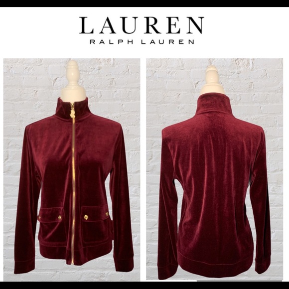 Lauren Ralph Lauren Jackets & Blazers - Ralph Lauren Jacket Deep Cranberry Sz M Lake House